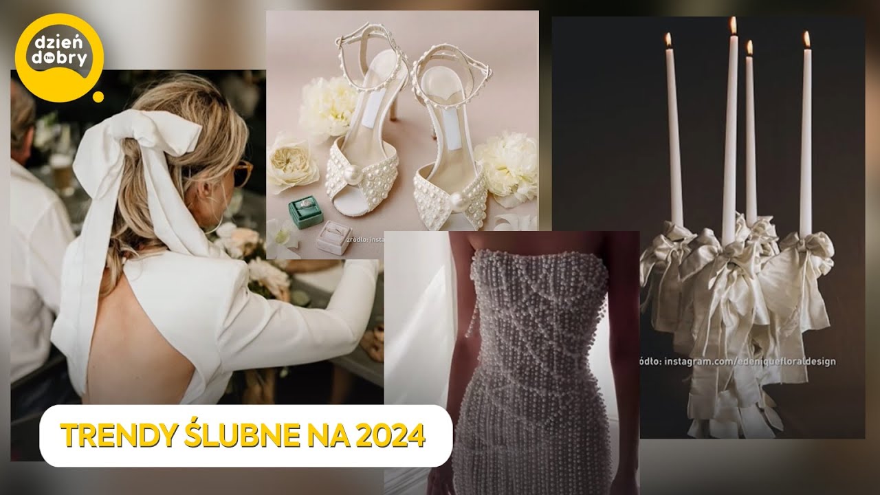 TRENDY ŚLUBNE 2024 🤵👰   | Dzień Dobry TVN