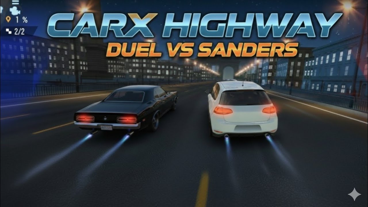 CarX highway racing duel vs Sanders #androidgames #andoridgameplay #racinggame #racing #race #gaming