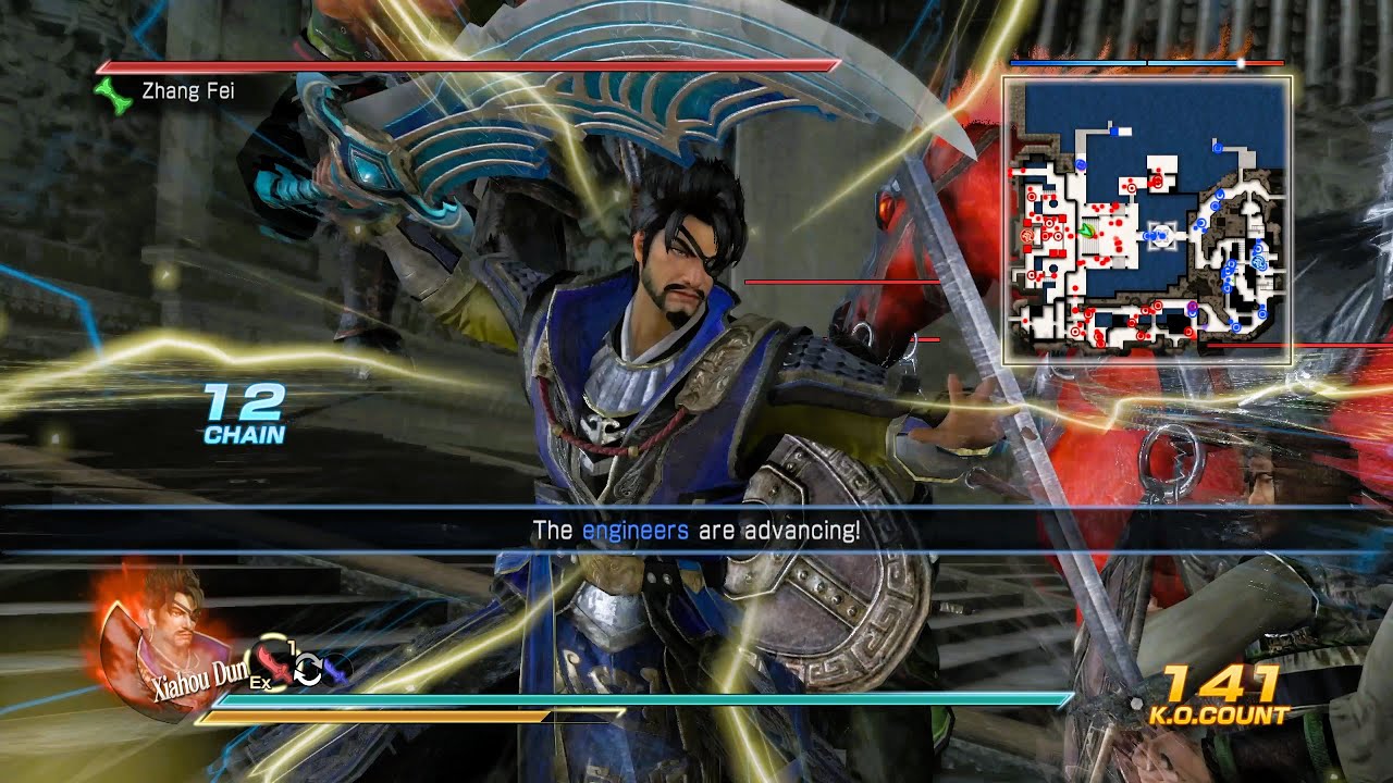 Xiahou Dun GAMEPLAY | Dynasty Warriors 8 (Japanese Voice)