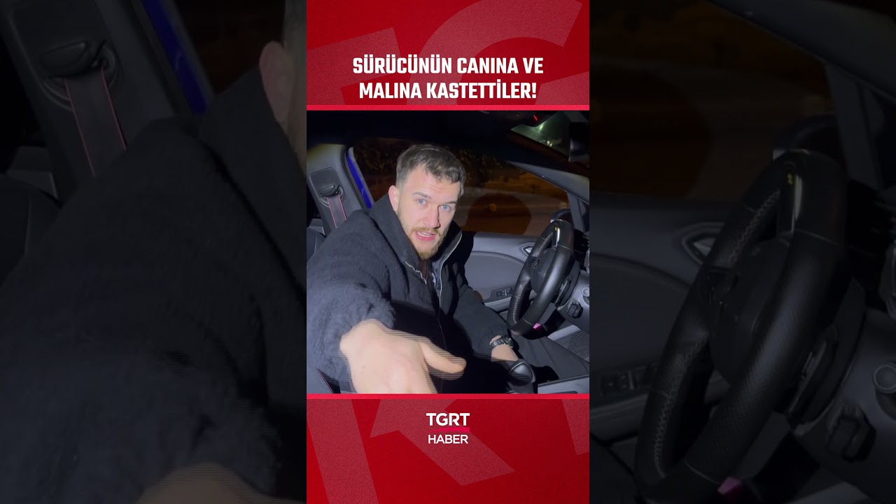 Alkoll&uuml; Gen&ccedil;ler Dehşet Sa&ccedil;tı! S&uuml;r&uuml;c&uuml;n&uuml;n Canına ve Malına Kastettiler #shorts