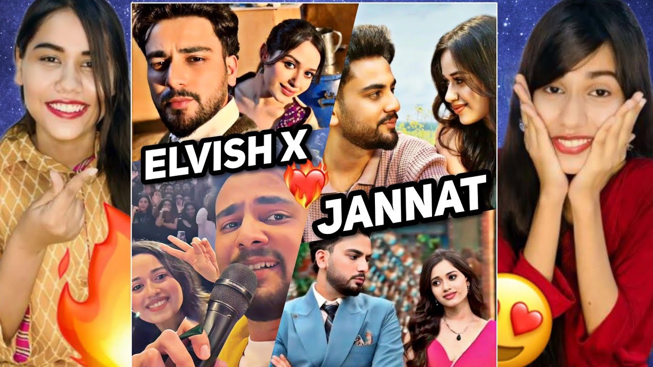 Elvish × Jannat Cutest Moments 😍 | Beautiful Chemistry Reaction l Janvish