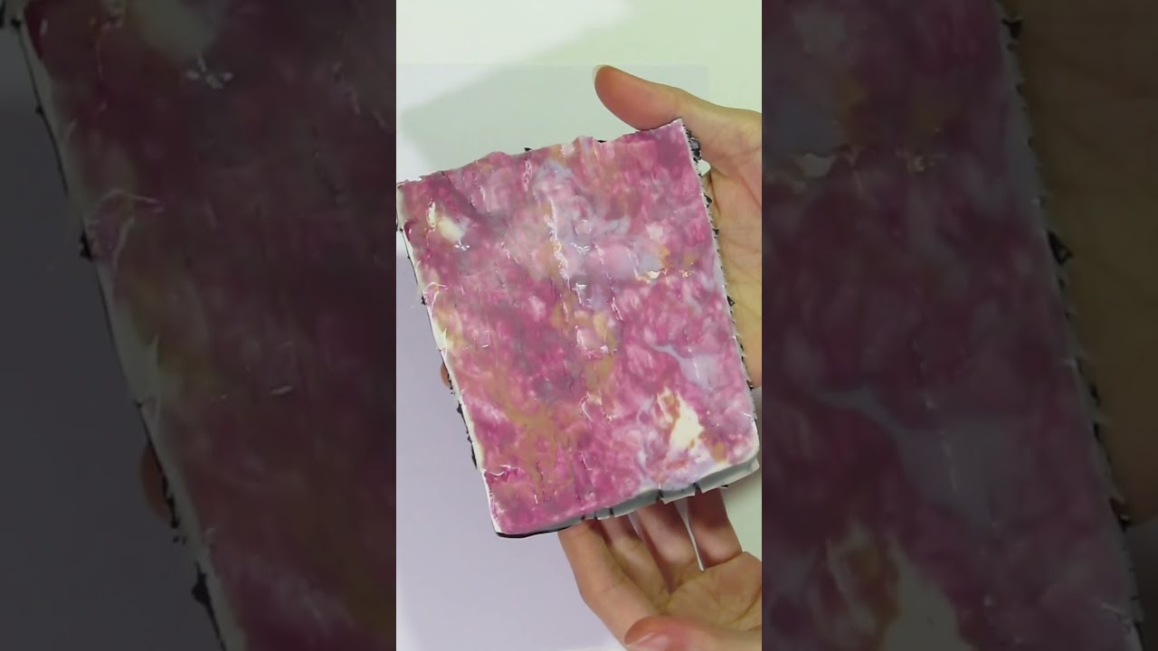 Create Polymer Clay Spiral Earrings using the Torn Watercolor Technique.
