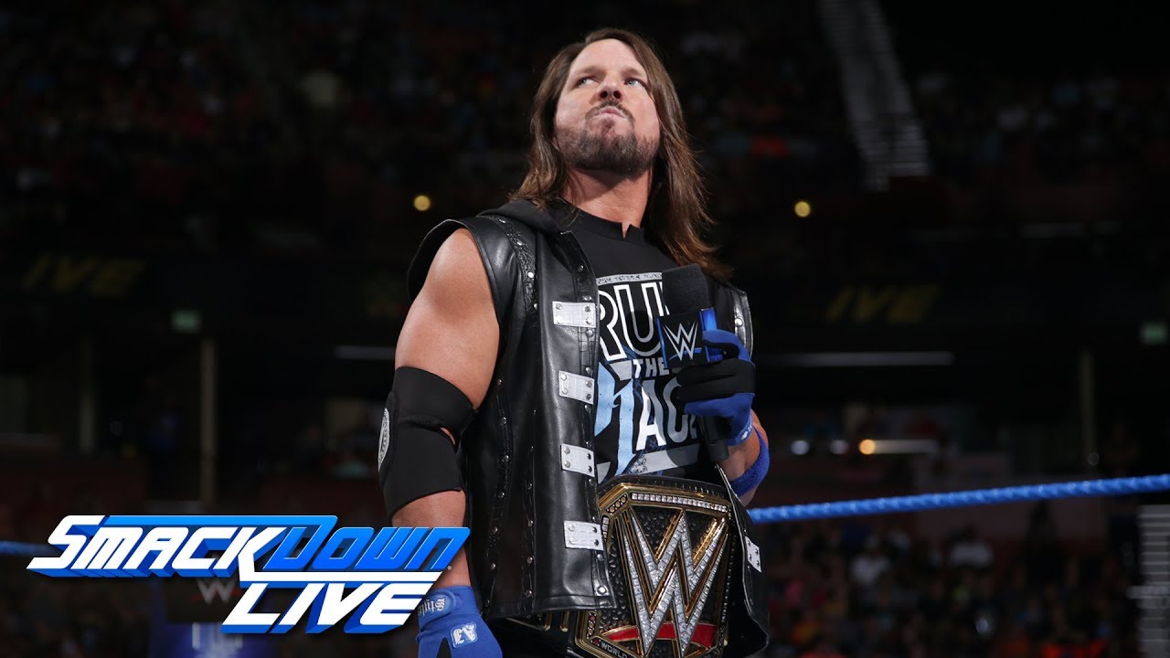 Самоа Джо приводит Эй Джей Стайлза в ярость: SmackDown LIVE, 14 августа 2018 г.