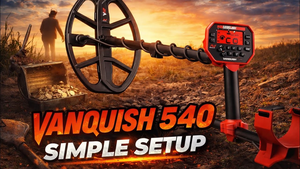 Minelab Vanquish 540 - Simple Setup - Good for all conditions and beginners - 540 Settings