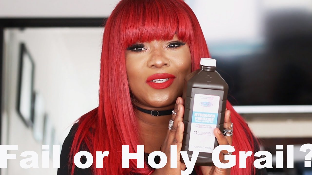 HOW TO COLOR YOUR HAIR RED |SUPER EASY | w hydrogen peroxide !!!