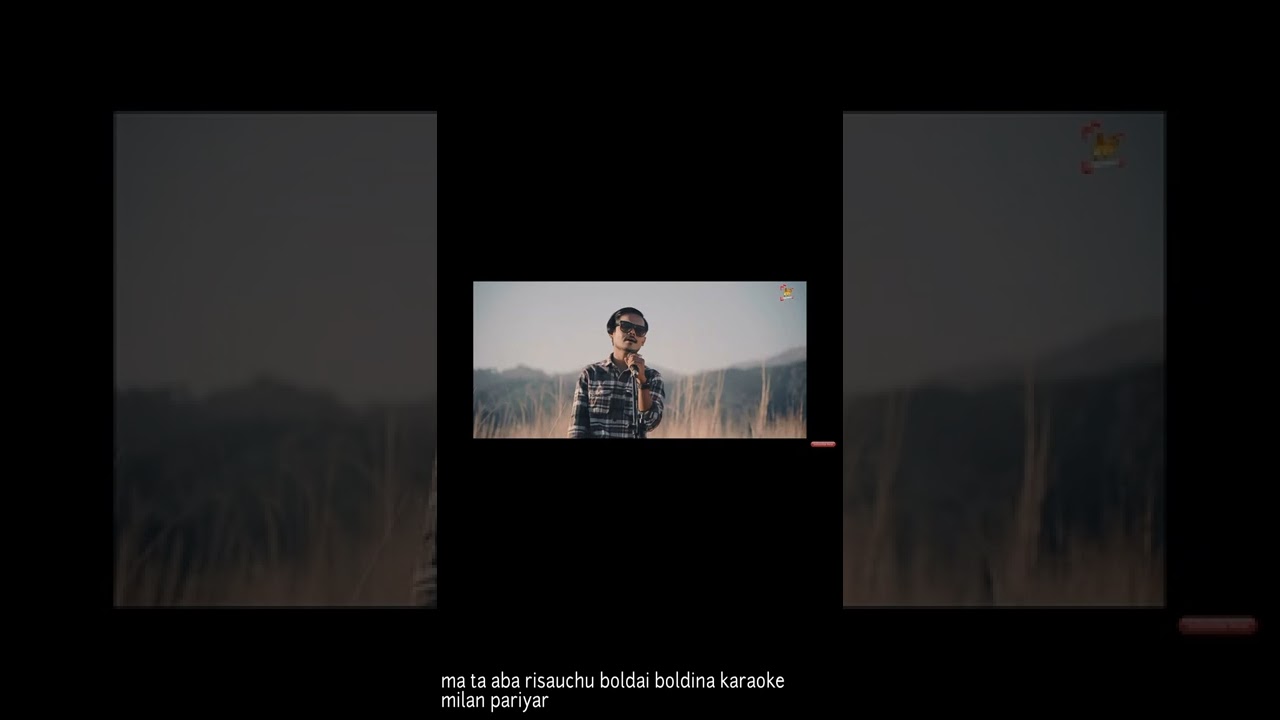 ma ta ABA risauchu boldai boldina KARAOKE  Milan pariyar     NEPALI KARAOKE