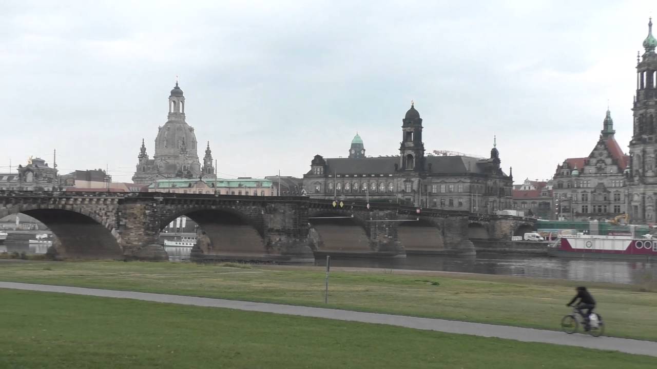Die Augustusbrücke in Dresden