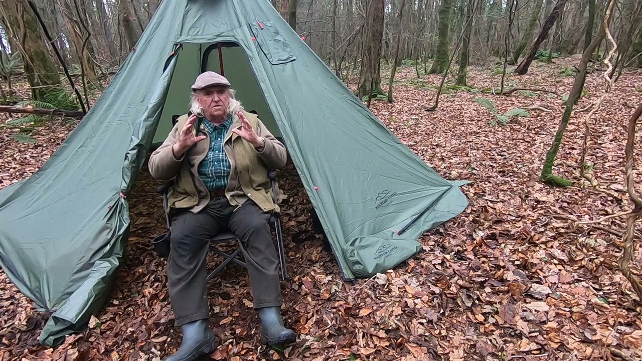 First wander with a Mountain Cattle hot tent and a Bell Tent Sussex Highlander Frontier type stove