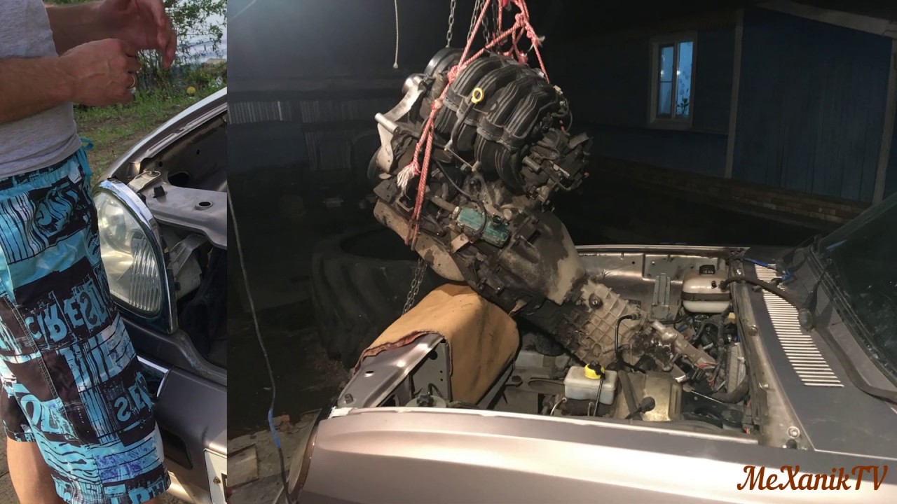 Волга ГАЗ-31105 Крайслер 2,4л. Ремонт мотора.