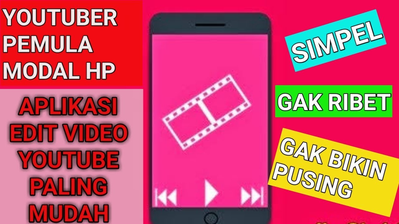 APLIKASI PALING MUDAH UNTUK EDIT VIDEO YOUTUBE | YOUTUBER PEMULA MUDAL HP