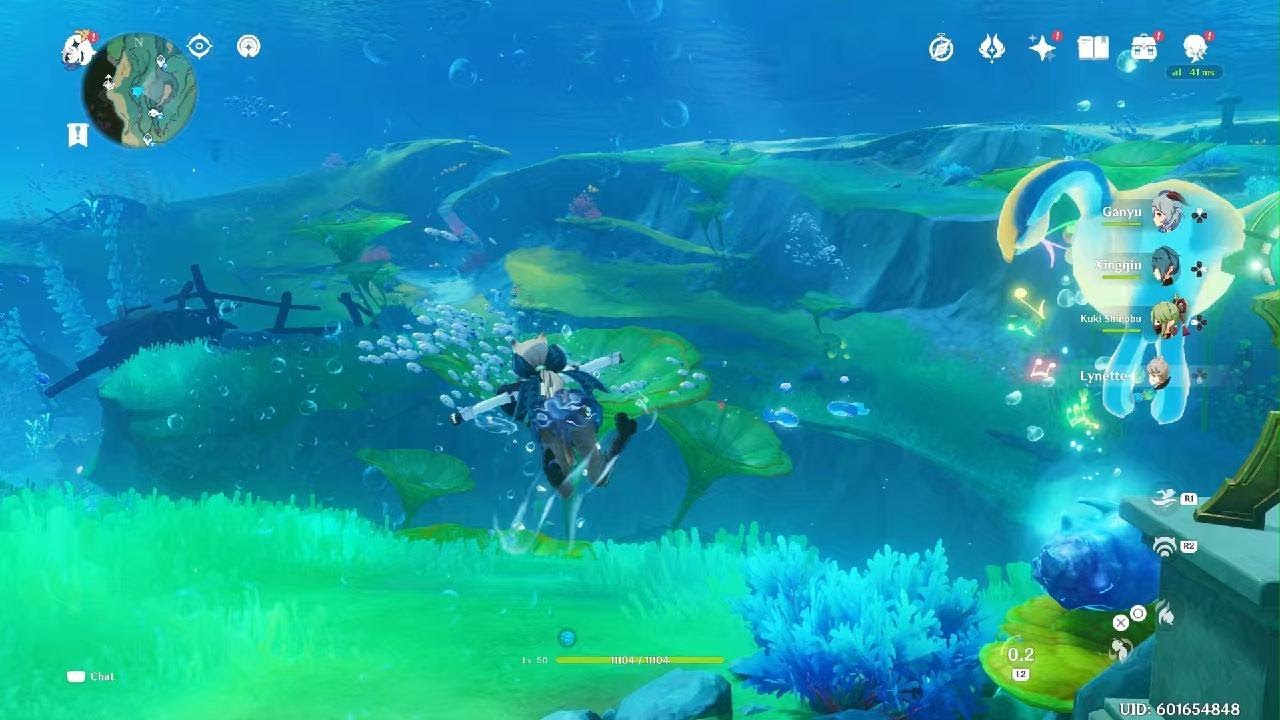 Genshin smooth water transition