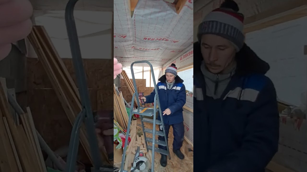 Продолжаем заниматься баней. Веранда #дача #баня #семья #стройка #влог 