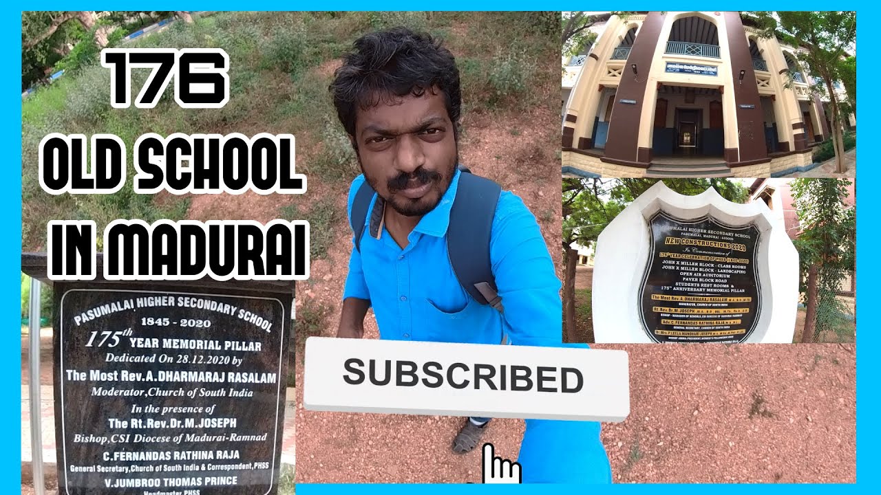 176-ஆண்டுகால மதுரை பள்ளிகூடம் | madurai pasumalai school vlog | Family Vlogging Channel | #fvc