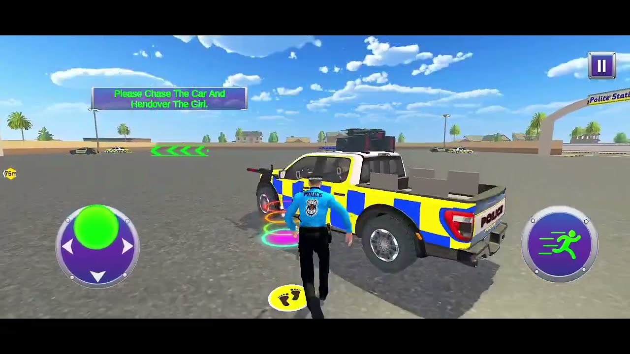 🚓Police Car Chase Simulator 3D - Real City Cop Pursuit Gameplay (Android)