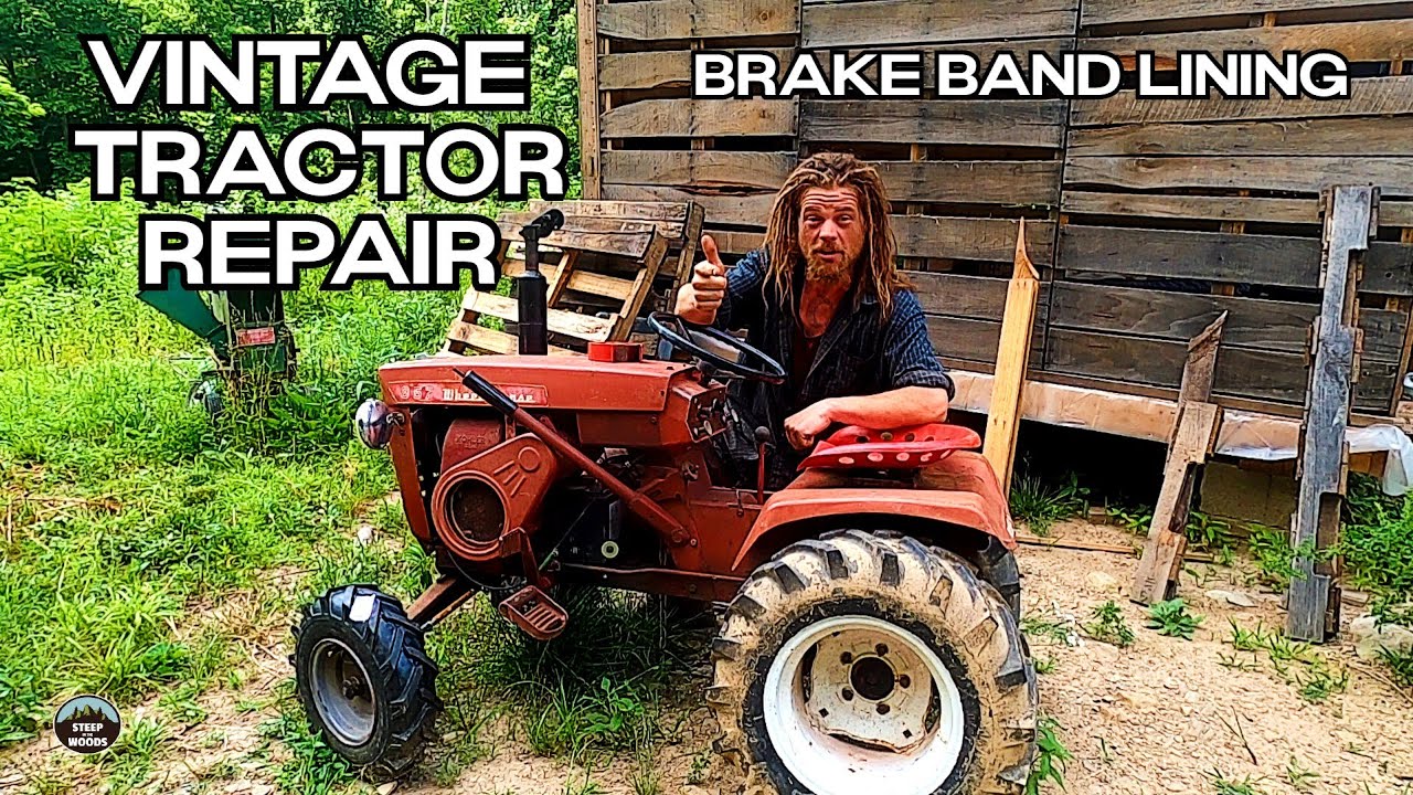 Replacing the Brake Band Lining - 1960's Wheel Horse 857 Tractor