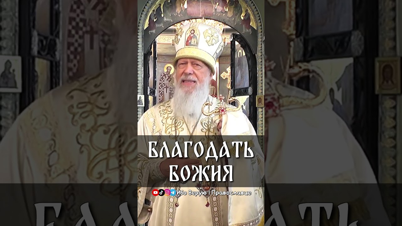 Благодать Божия | еп. Августин (Анисимов)