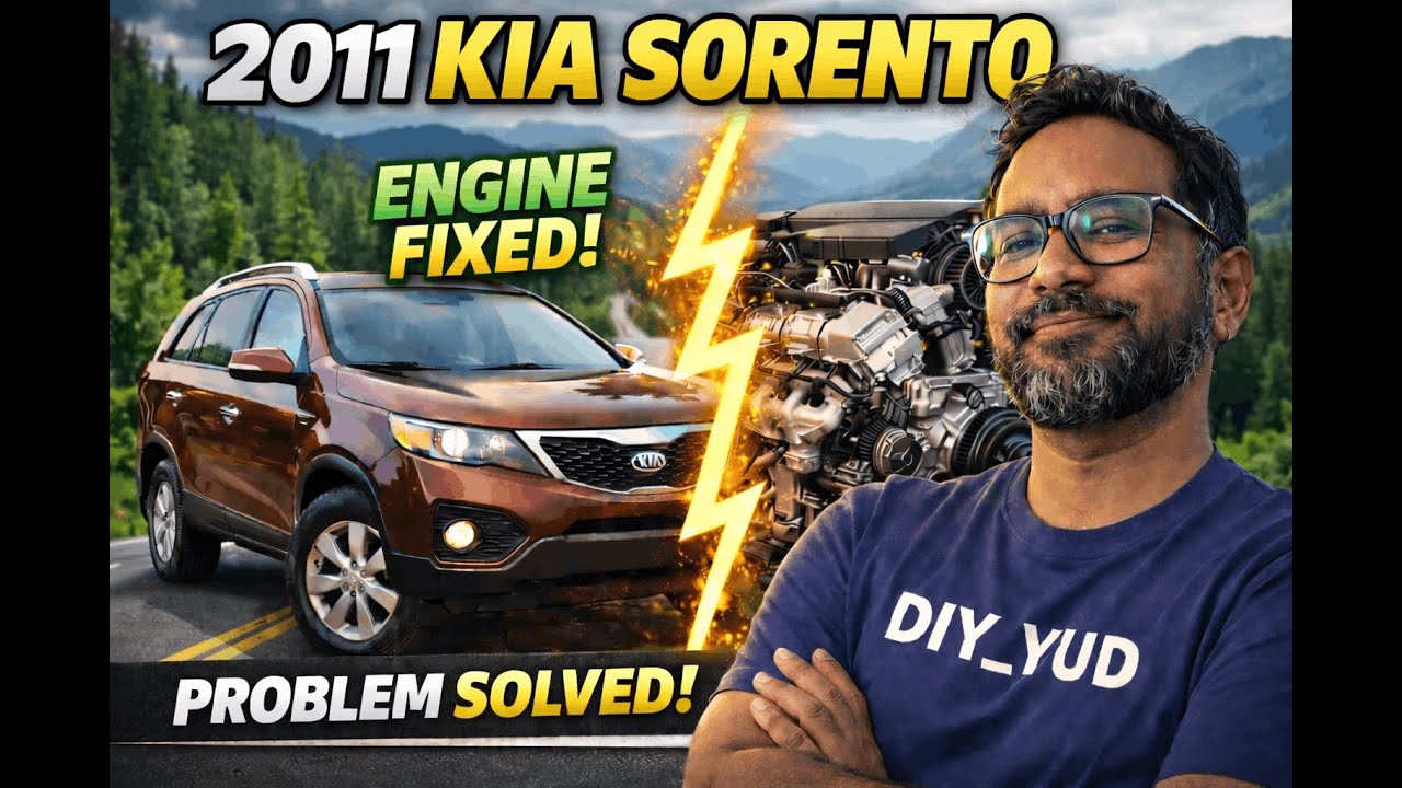 I INSTALLED THE REPLACEMENT ENGINE FROM THE JUNK YARD...WILL IT RUN? | KIA SORENTO 2011 PART 2