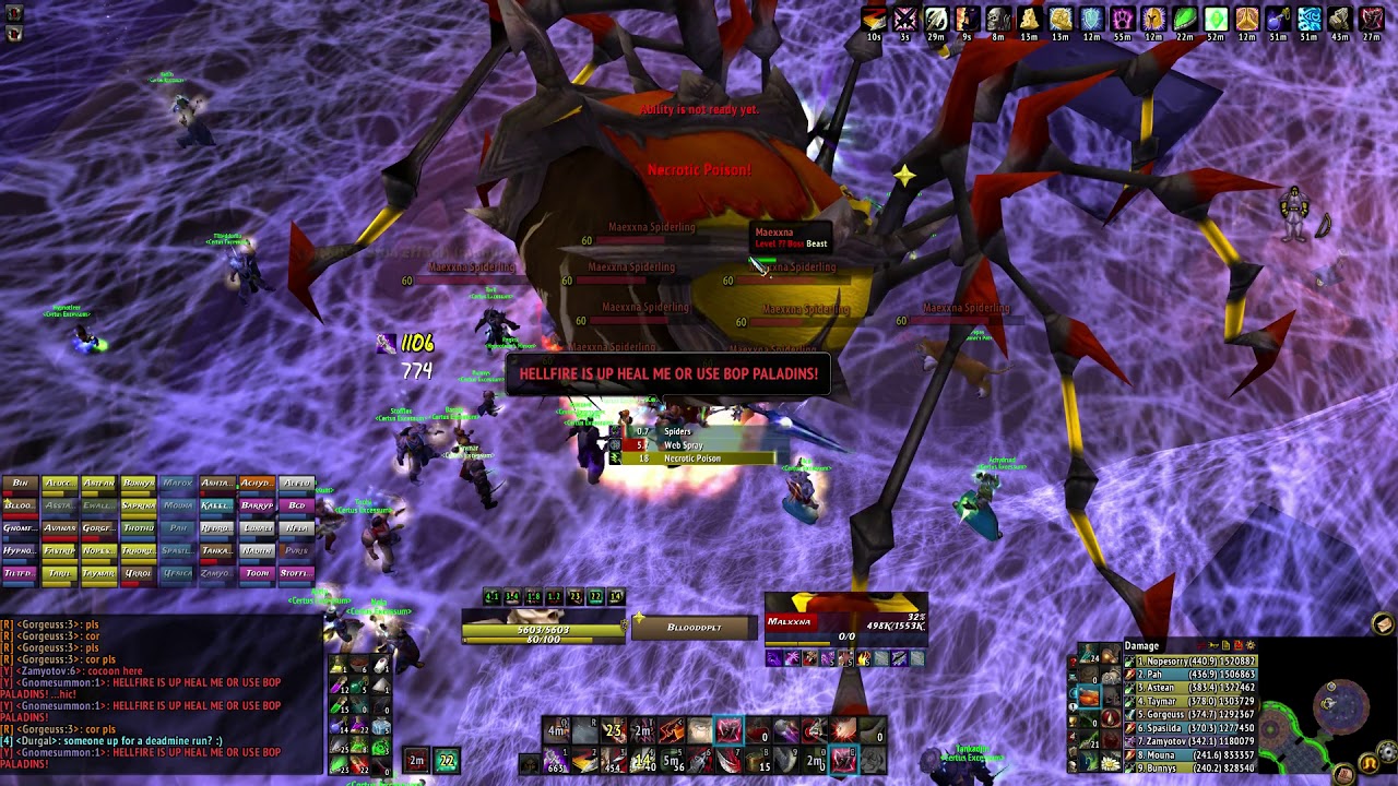 Wraith Blade UHH / Maexxna Rogue POV (VanillaGaming)