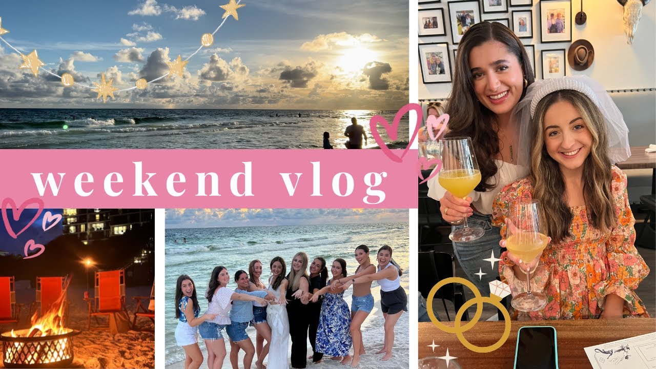 LABOR DAY WEEKEND VLOG | BACHELORETTE BEACH TRIP🥂