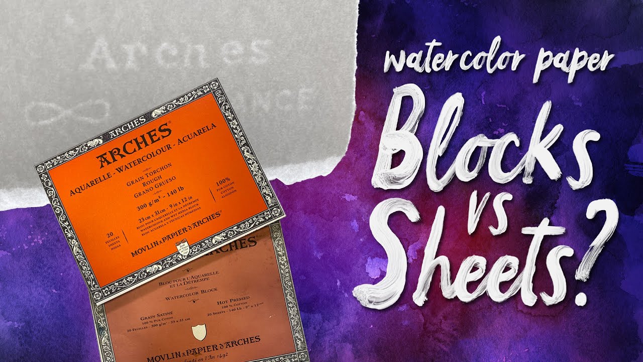 Do Blocks of Watercolor Paper Truly Make it Easier to Paint than Sheets?