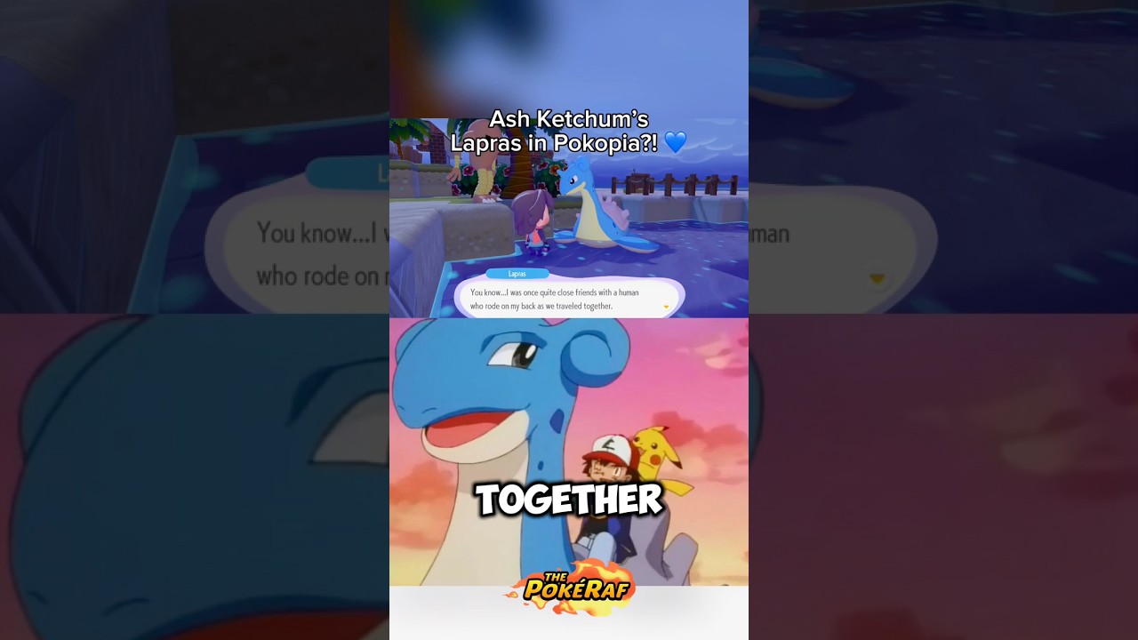 Ash Ketchum&rsquo;s LAPRAS is in Pokopia #pokemon #pokemonpokopia #pokemonanime