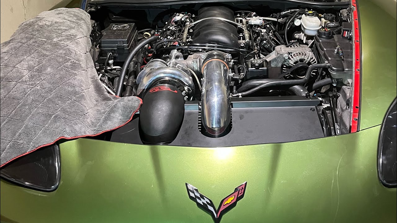 C6 CORVETTE SUPERCHARGER INSTALL!! (A&A V2 Ti) PT.2