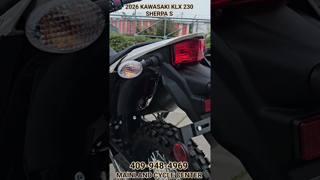 2026 KAWASAKI KLX 230 SHERPA S WALK-AROUND 