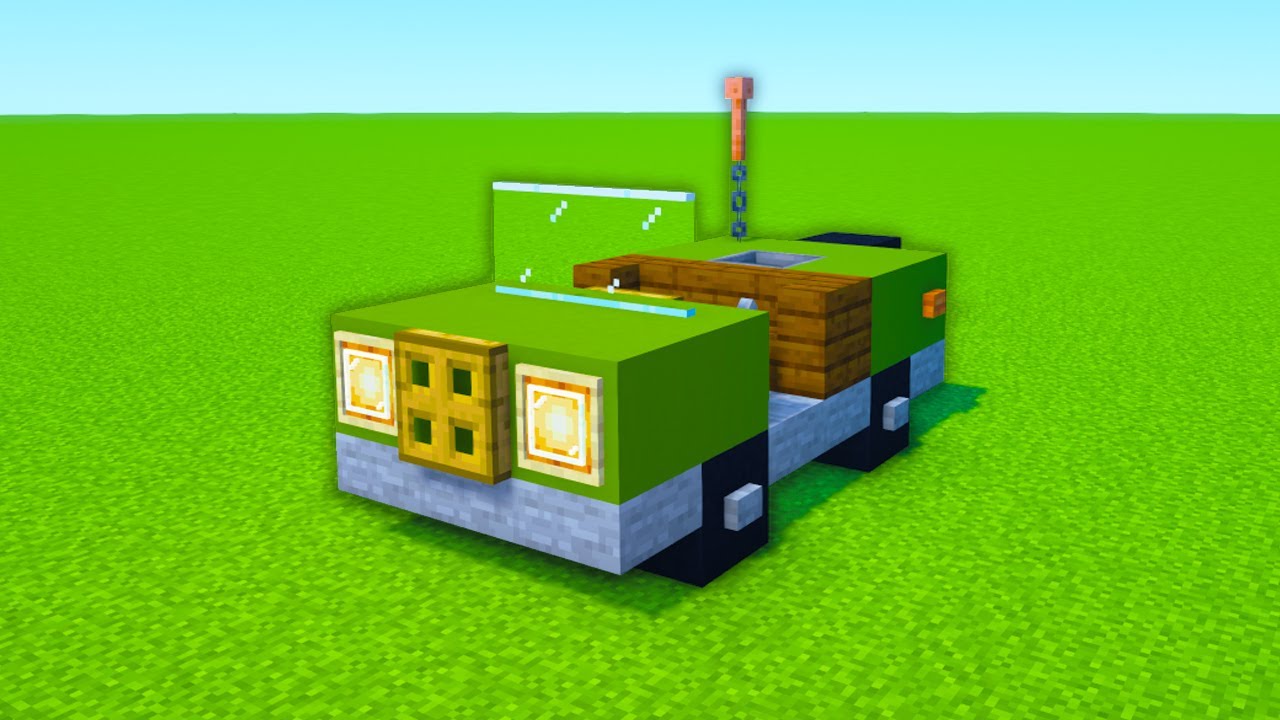 Урок Minecraft: как сделать армейский джип