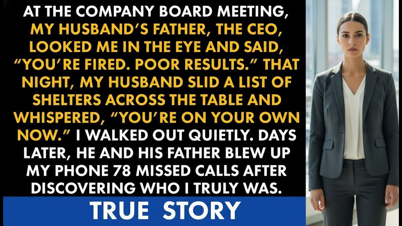 My CEO Father-in-Law Said “You’re Fired.” Months Later, I Built a Luxury Tech Empire From Scratch