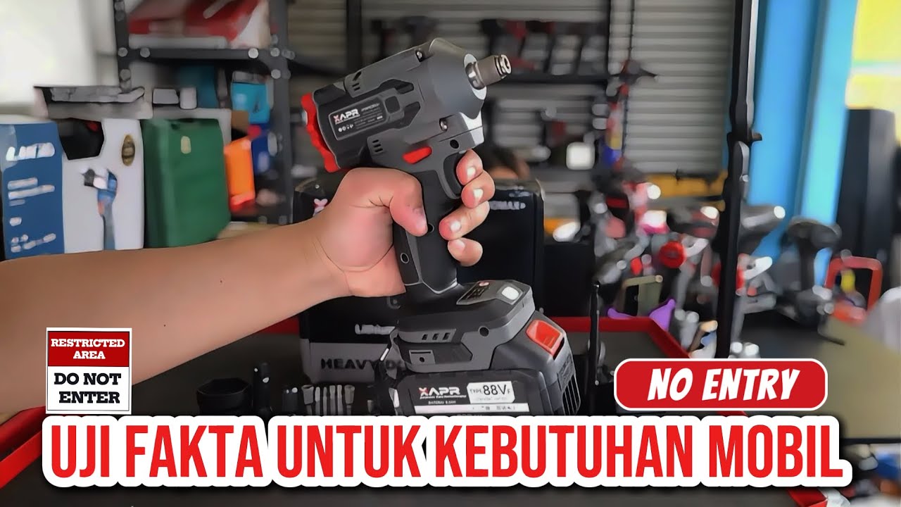 Layak Dibeli! Review Impact Wrench APR AP84 Pro Max 1000Nm untuk Bengkel Motor dan Otomotif