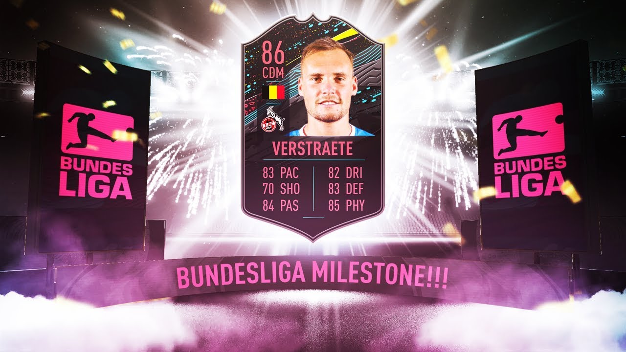 AMAZING NEW MILESTONE PLAYER VERSTRAETE! - FIFA 20 Ultimate Team