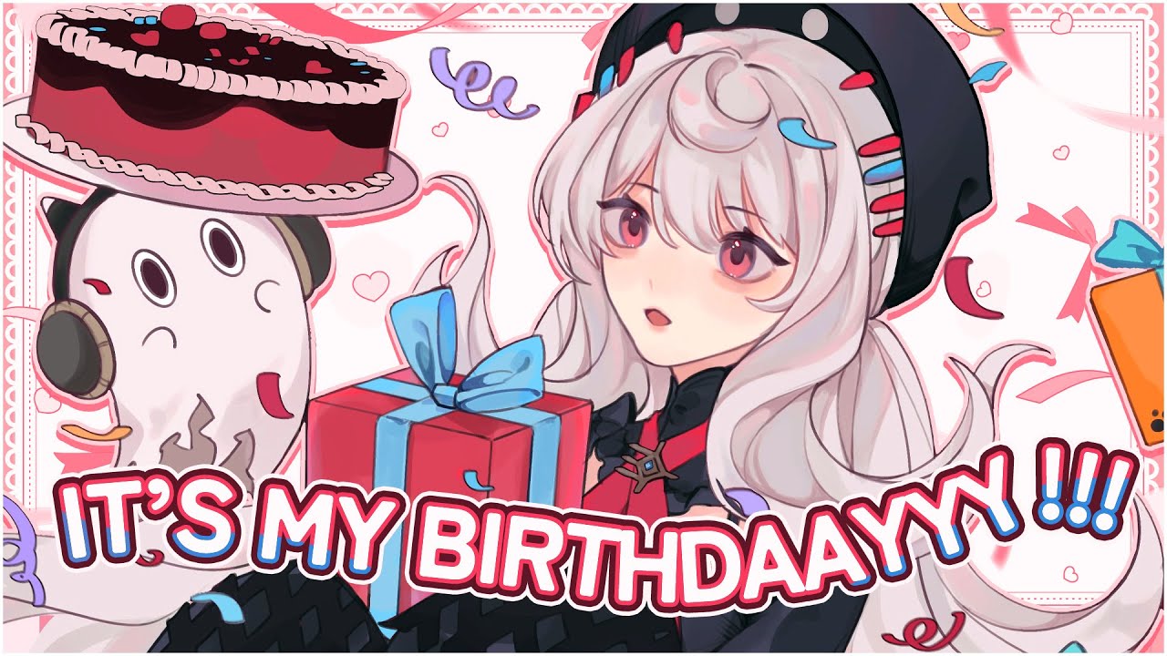 🎊👻IT'S MY BIRTHDAAAAAAAAY !!! PARTY TIME 🎊👻 #ReimumuHBD2024【NIJISANJI EN | Reimu Endou】
