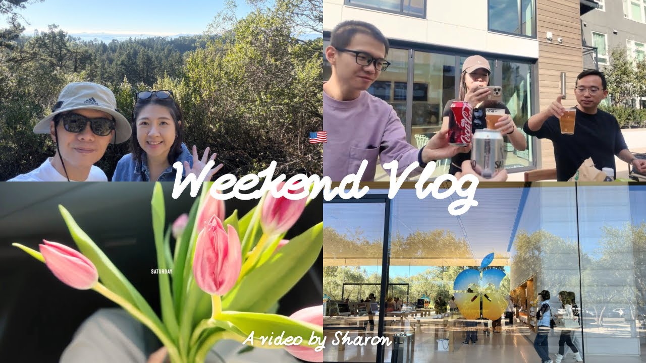 🇺🇸Weekend Vlog:Berkeley＄4小火車/去朋友家烤肉/灣區最喜歡的州立公園/開箱Macbook Air