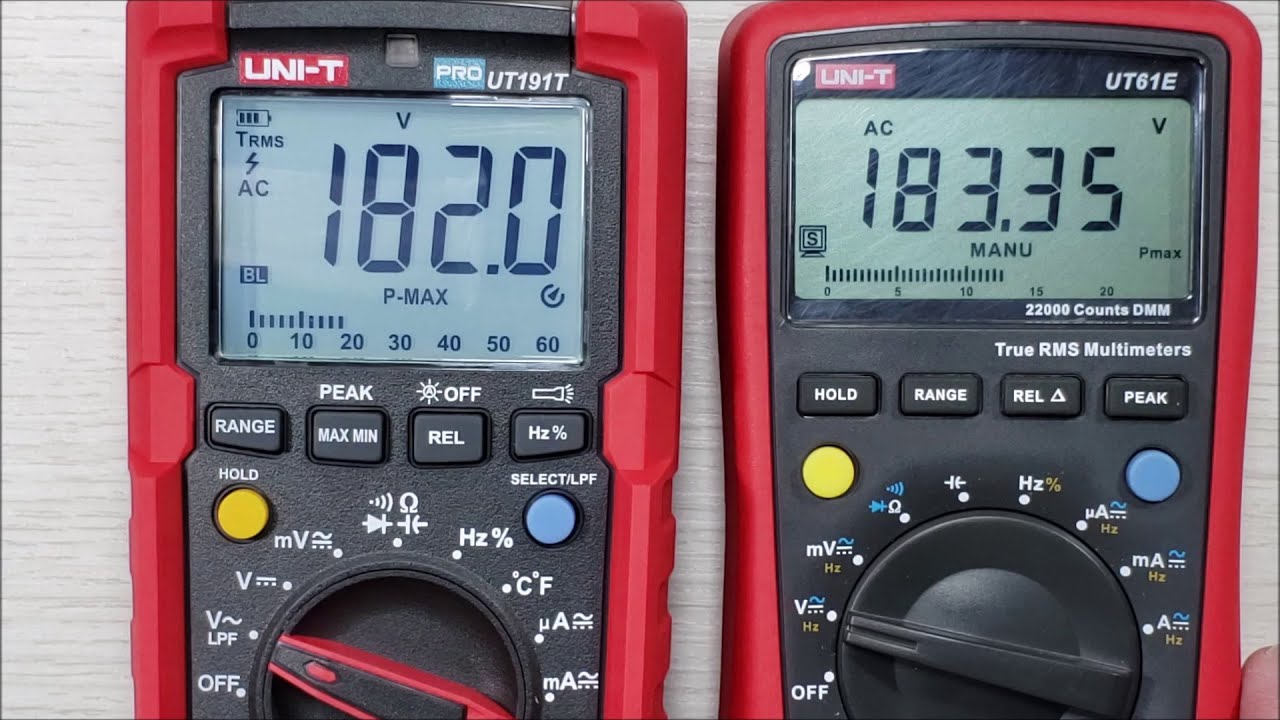 Multímetro UNI-T UT191T review