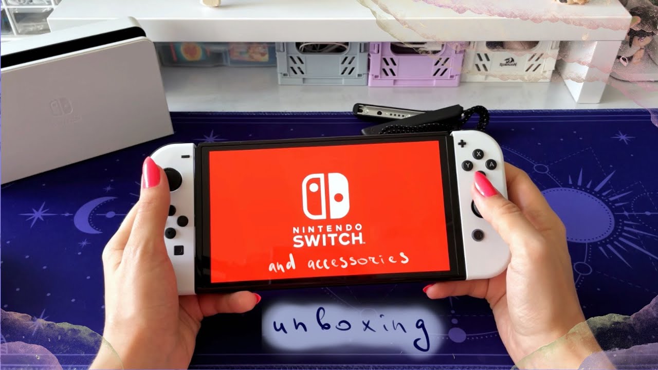 ☆ распаковка nintendo switch oled и аксессуаров | aliexpress и ozon ☆