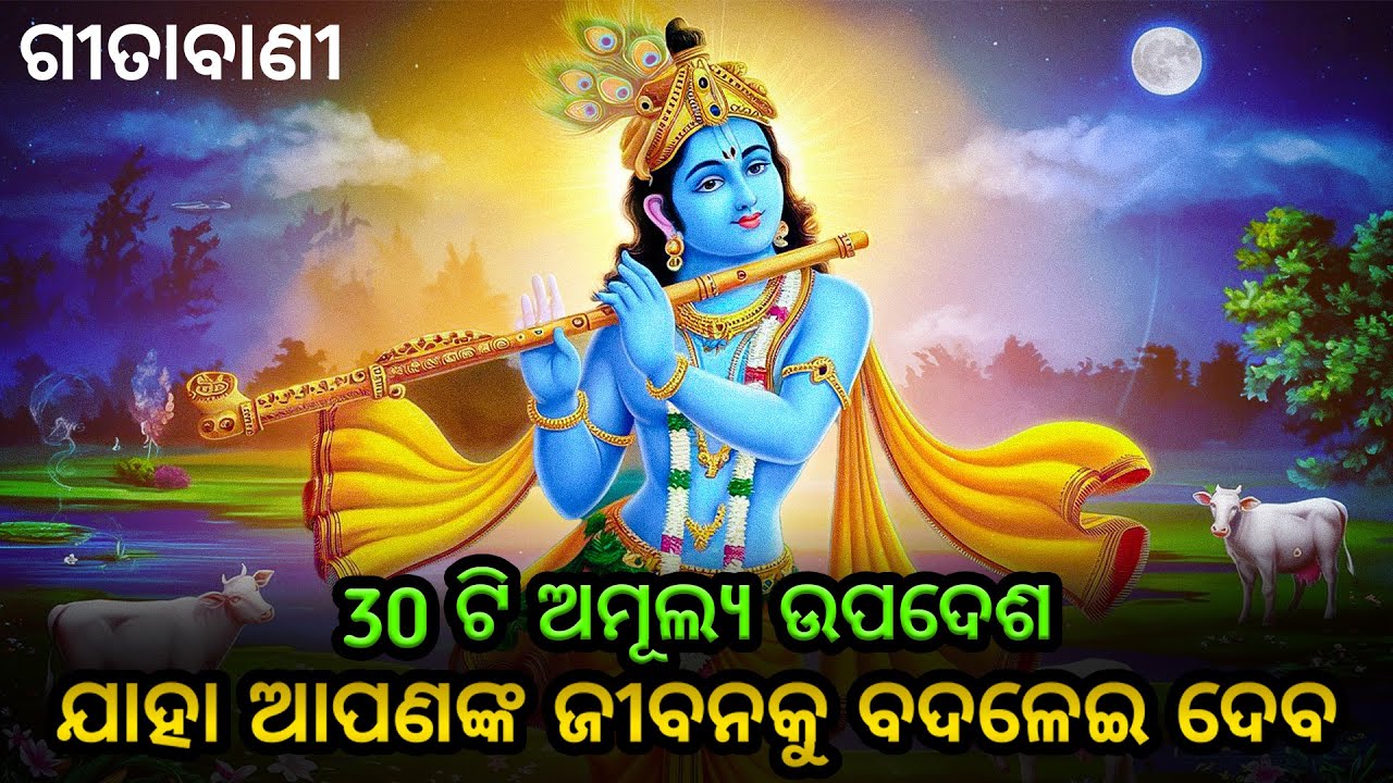 30ଟି ଅମୂଲ୍ୟ ଉପଦେଶ ଗୀତାବାଣୀ II gita upadesh odia II gita bani odia