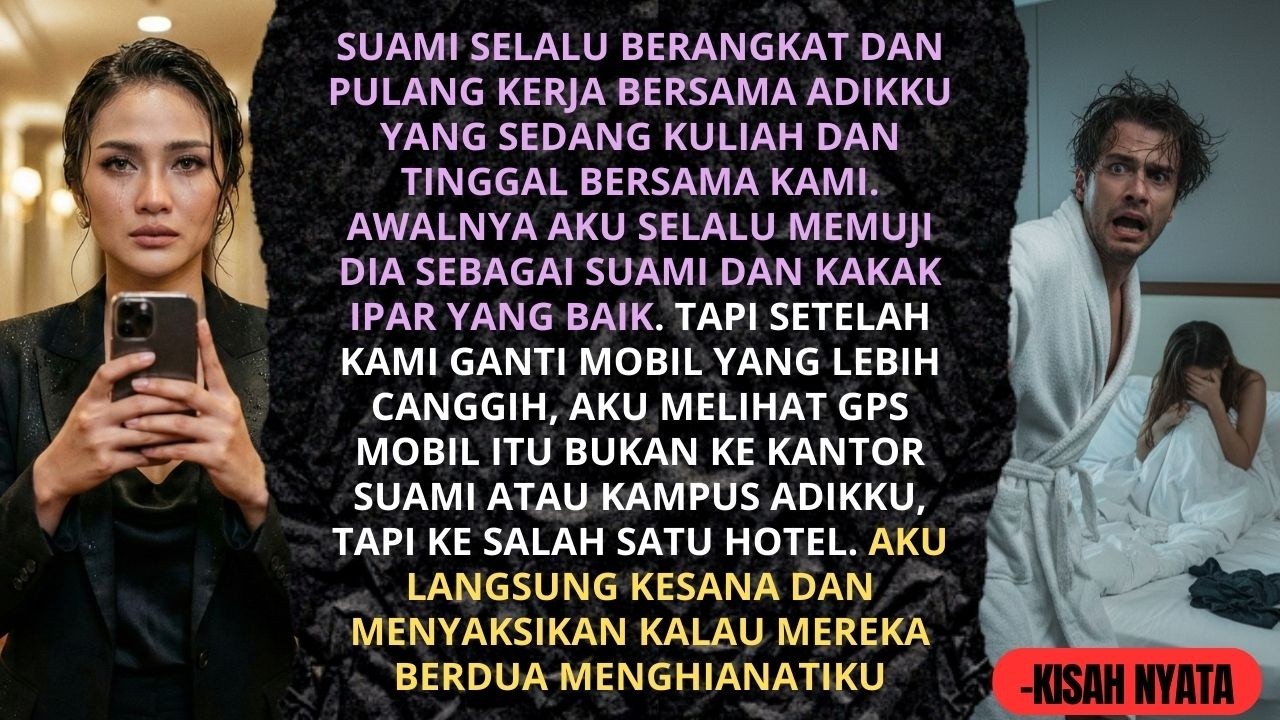 DIKIRA ANTAR KULIAH, TERNYATA CHECK-IN! GPS SUAMI BONGKAR AIB SUAMI DAN ADIK KANDUNGKU!