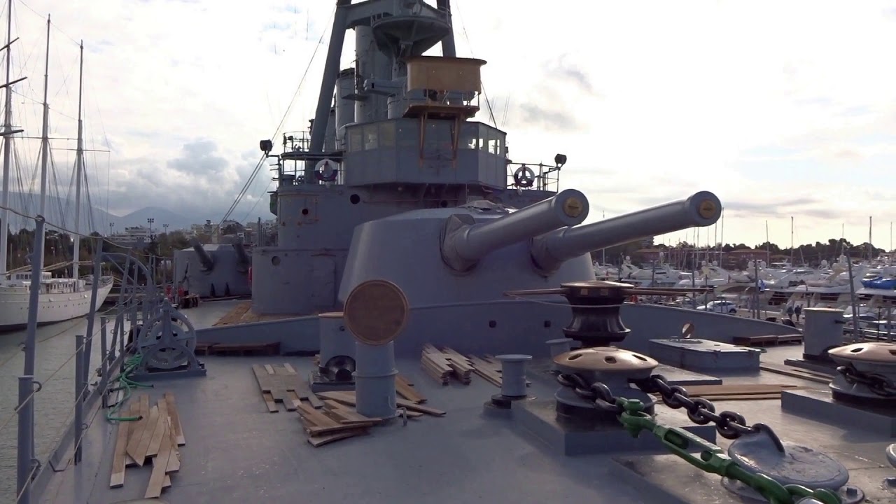 RHNS Georgios Averof, a tour of the last Armored Cruiser.