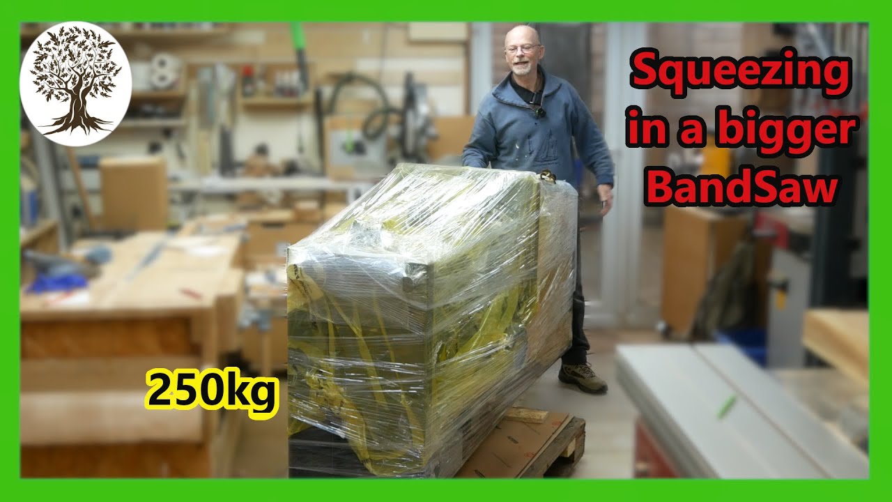 Unpacking, Installing and initial cuts my Felder FB510 Bandsaw.  Its HUGE!!