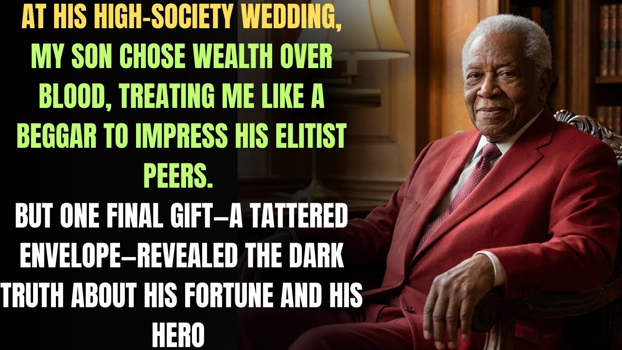MY SON TREATED ME LIKE A STRANGER AT HIS LUXURY WEDDING UNTIL HE OPENED MY GIFT