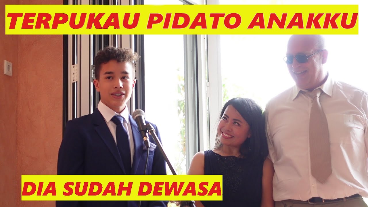 ANAK BLASTERAN JERMAN -INDONESIA PERDANA PIDATO DIDEPAN UMUM || MERANGKAI BUNGA