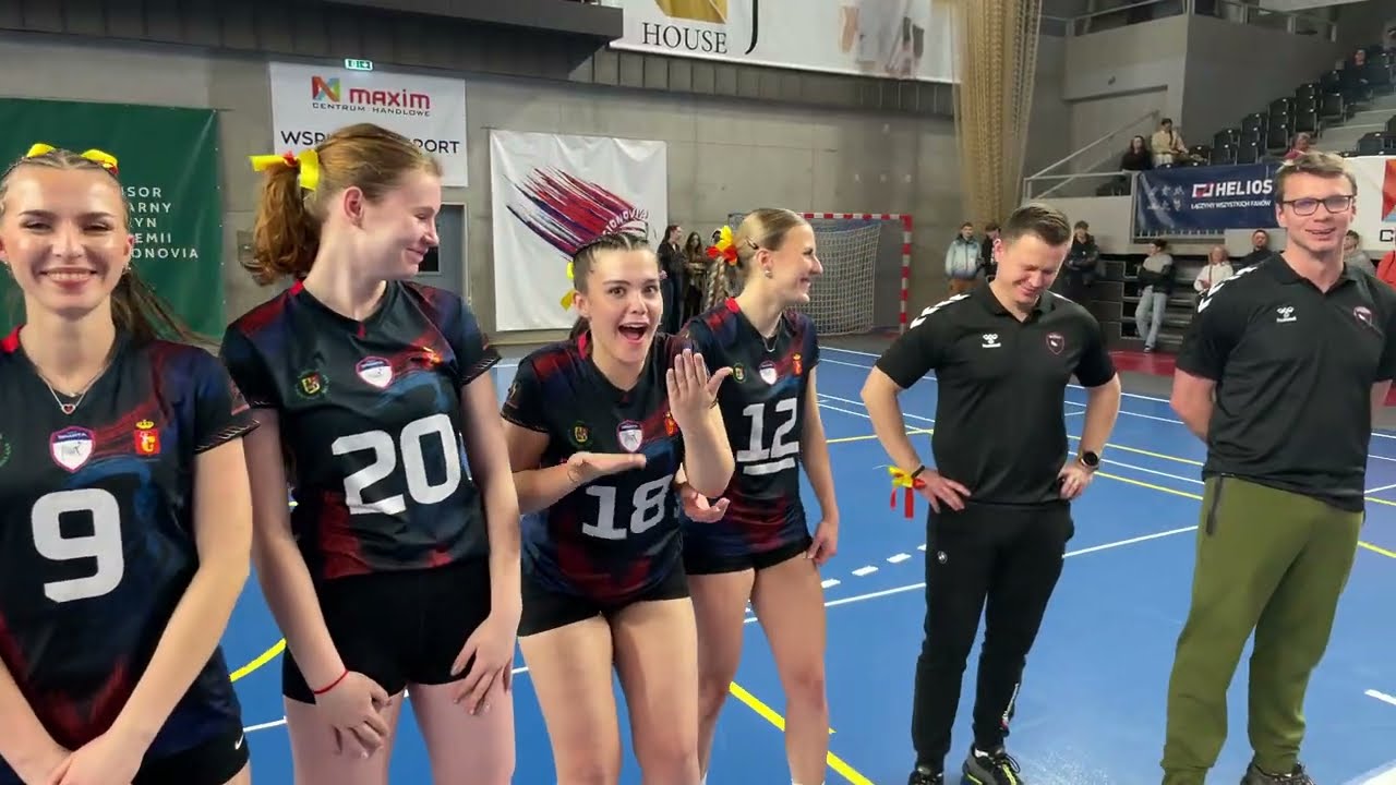 Mistrzostwa Mazowsza Juniorek w Piłce Siatkowej 2026 - ceremonia medalowa - Legionowo