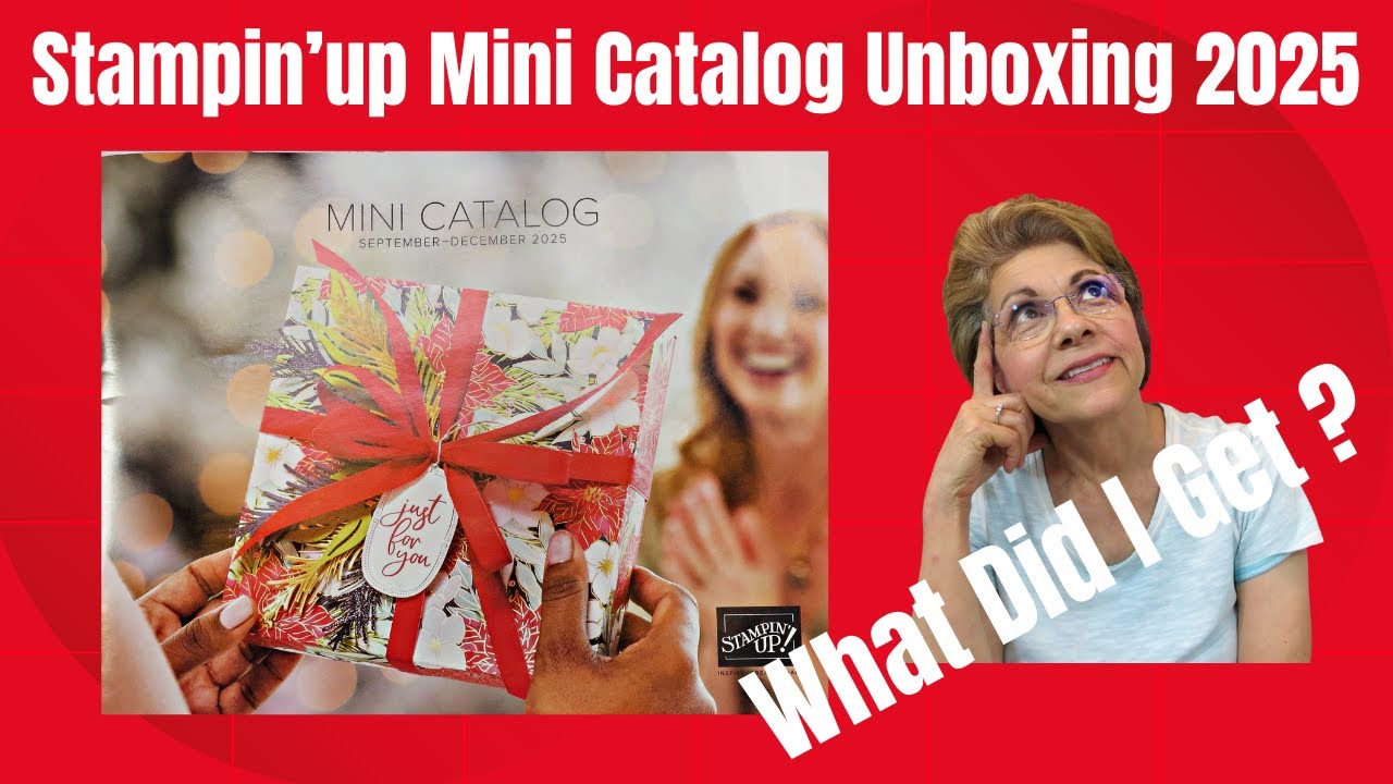 SNEAK PEEK! Brand New Stampin'up Holiday Mini Catalog Unboxing
