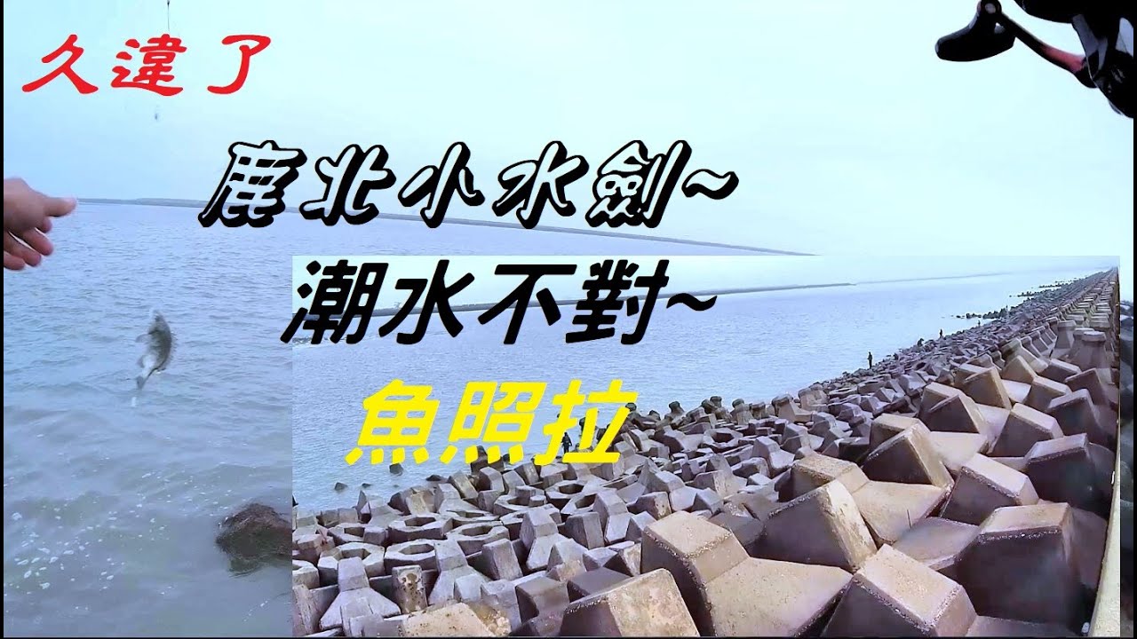 再戰鹿北小水劍~潮水不優但~有魚有魚!!