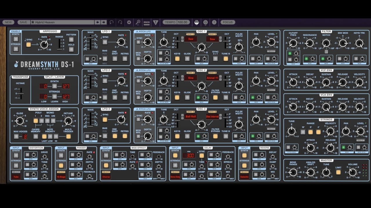 Introducing the Dreamsynth from Cherry Audio