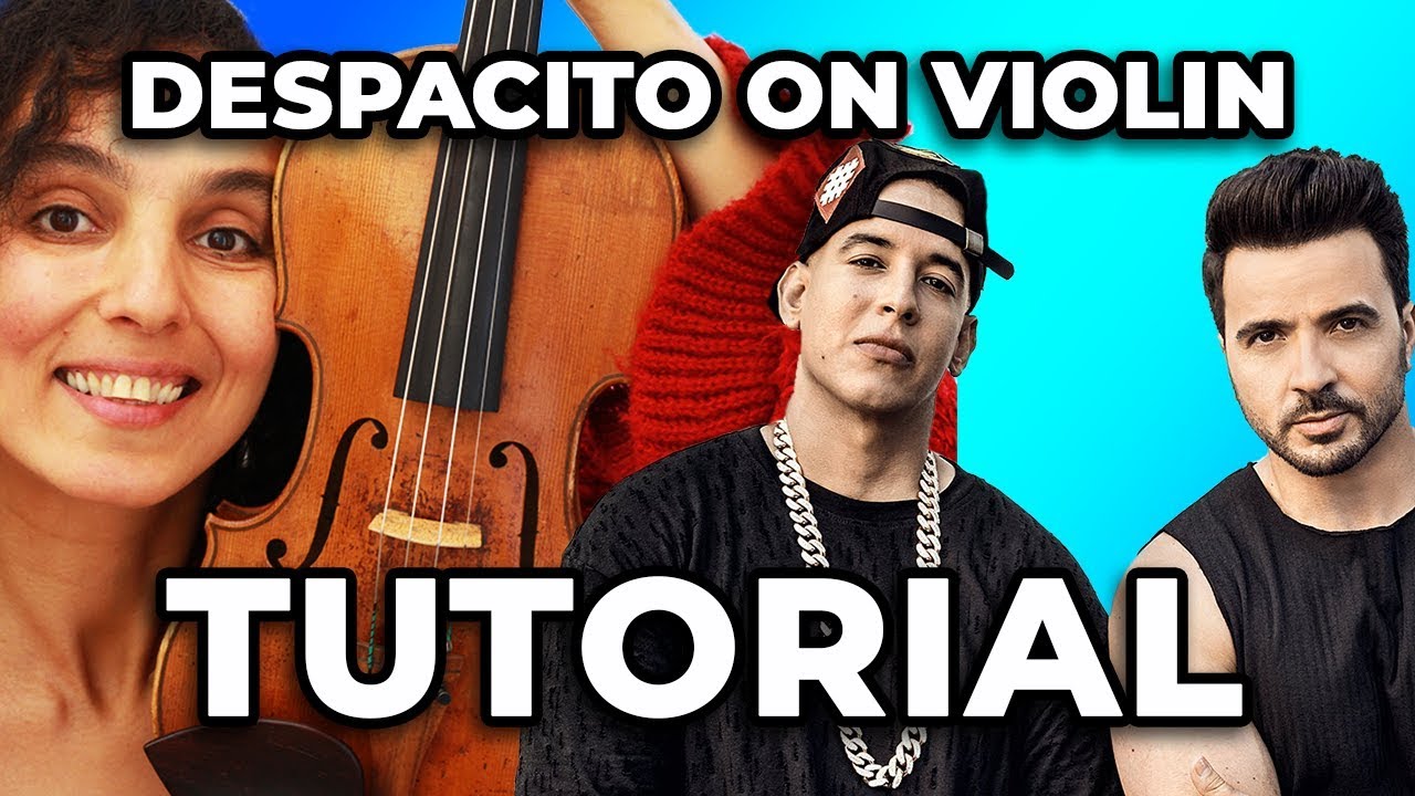 How To Play Despacito on The Violin 🎻Tutorial With Color Coded Strings🎻Luis Fonsi ft  Daddy Yankee