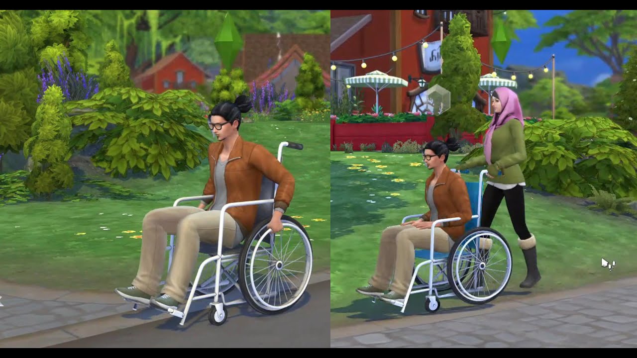 the sims 4 mod wheelchair fuctional