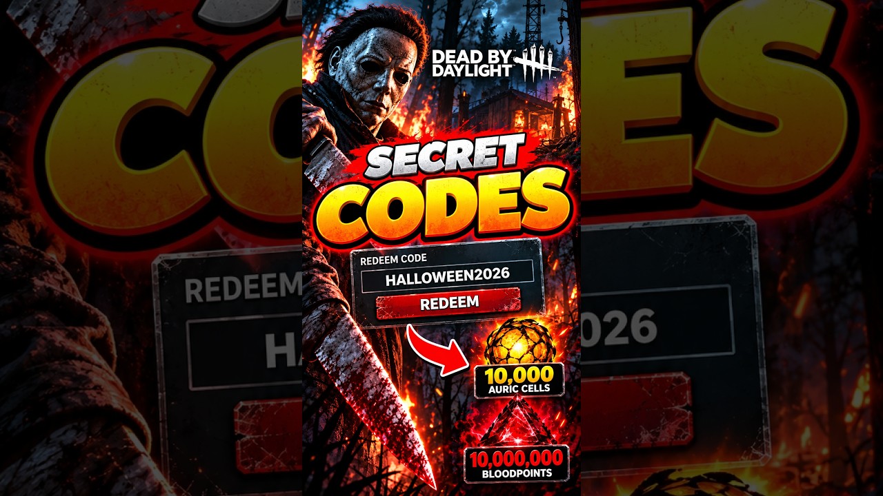 ALL NEW DEAD BY DAYLIGHT CODES 2026 🎁 FREE AURIC CELLS + BLOODPOINTS!