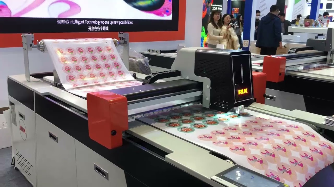 RUK-This Die cutting machine for Sticker Label Paper Digital Printing #stickercuttingmachine