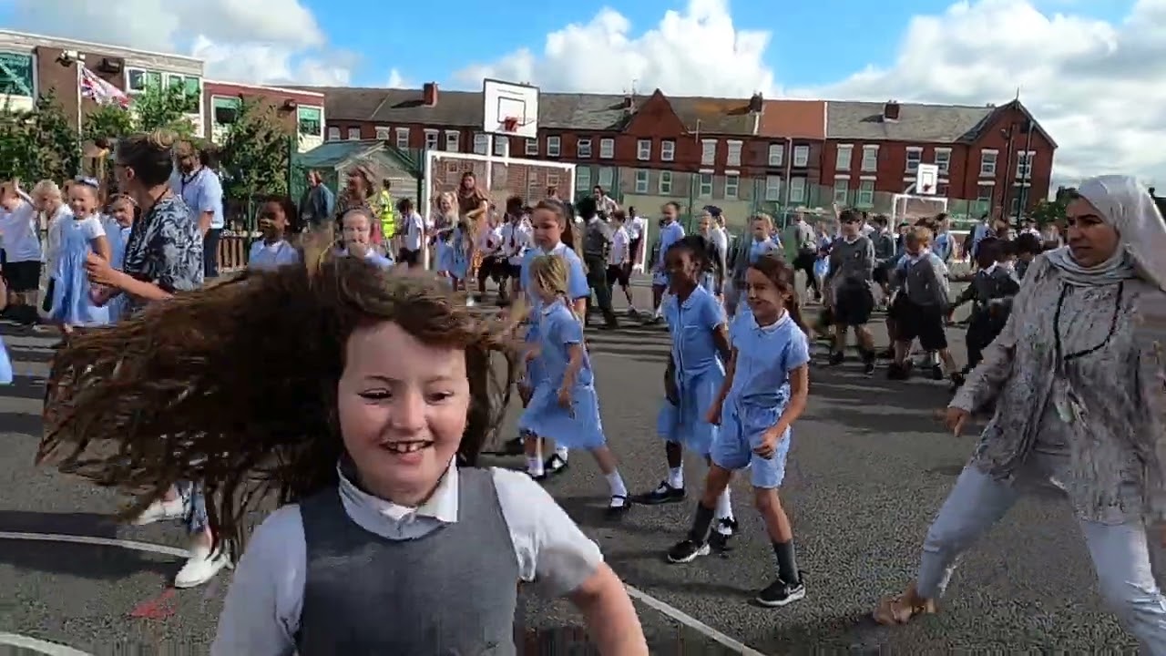 Sports Day opening ceremony highlights. A school wide wake and shake.